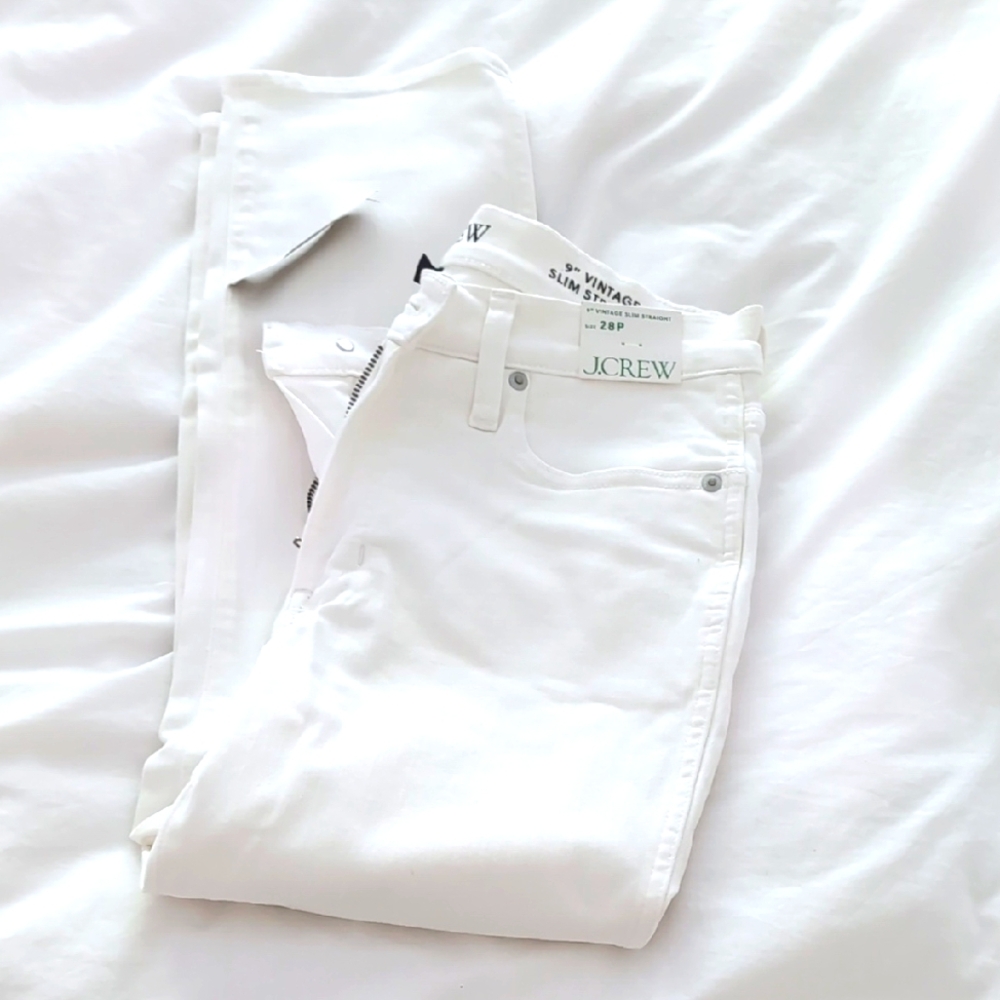J. Crew Women's White Jeans